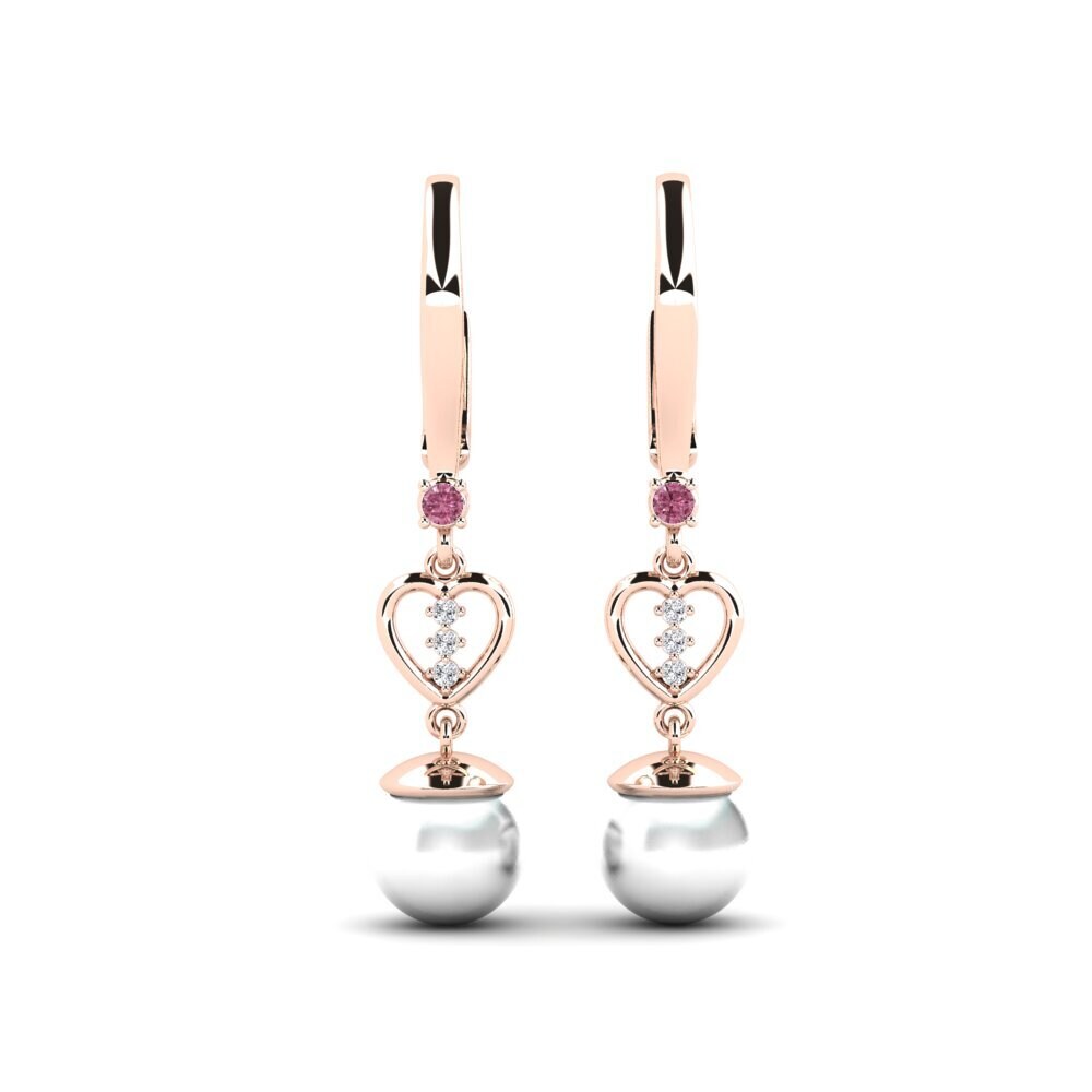 Rhodolite Garnet Women's Earring Tequars