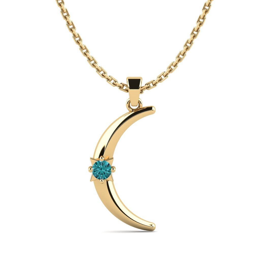 Blue Diamond Women's Pendant Terec