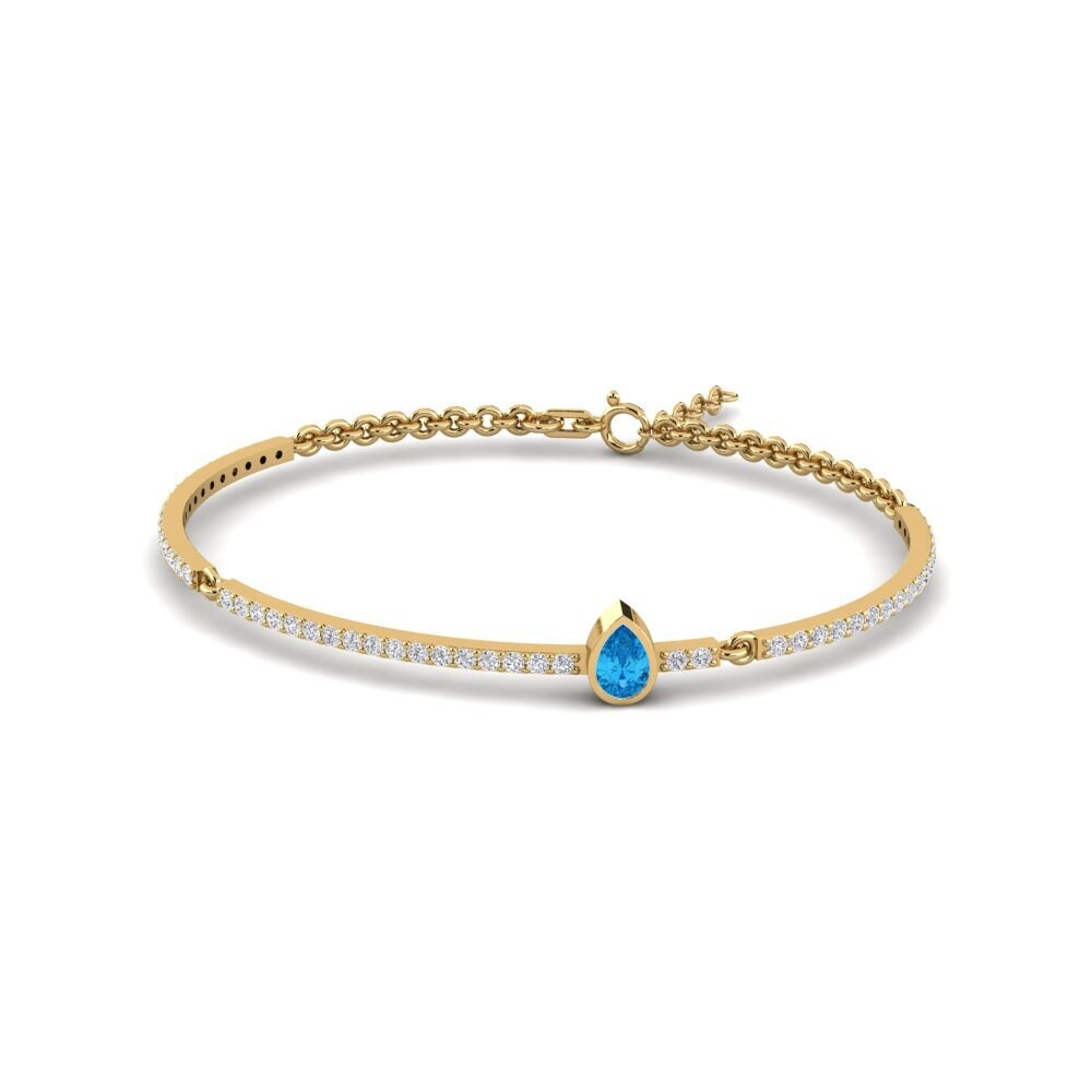 Blue Topaz Women's Bracelet Terisa