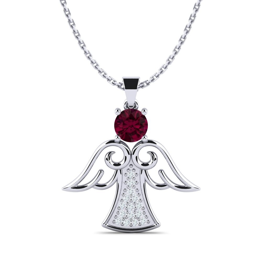 Rhodolite Garnet Women's Pendant Tessalin