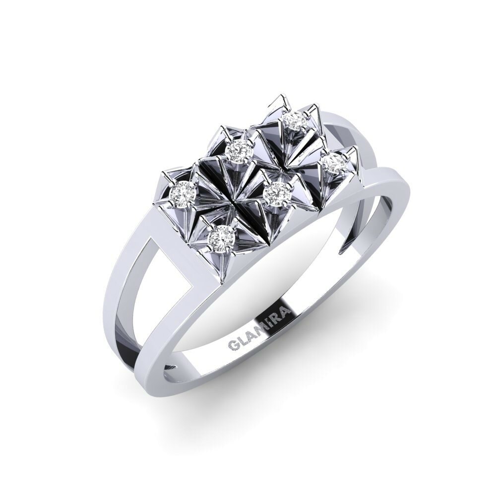 950 Platinum Ring Tetragono