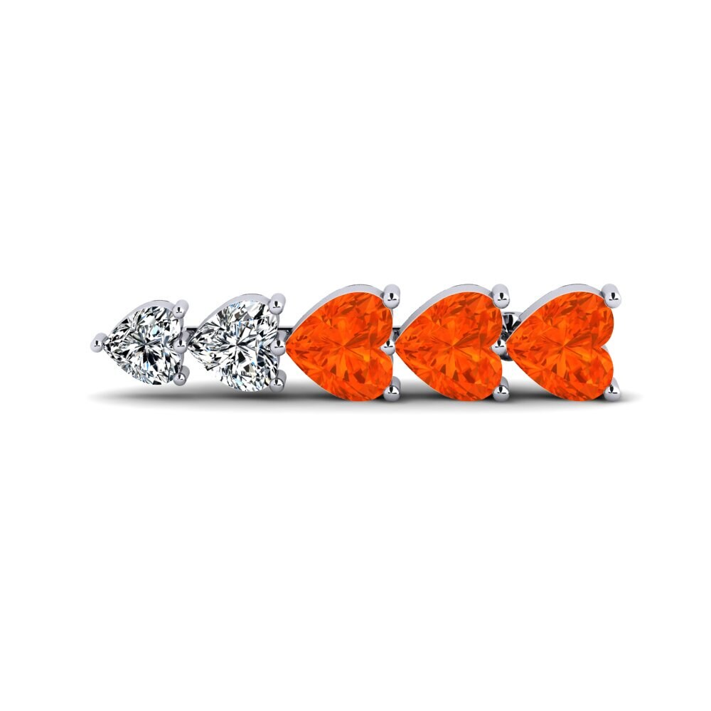 Fire Opal Brooch Tevin