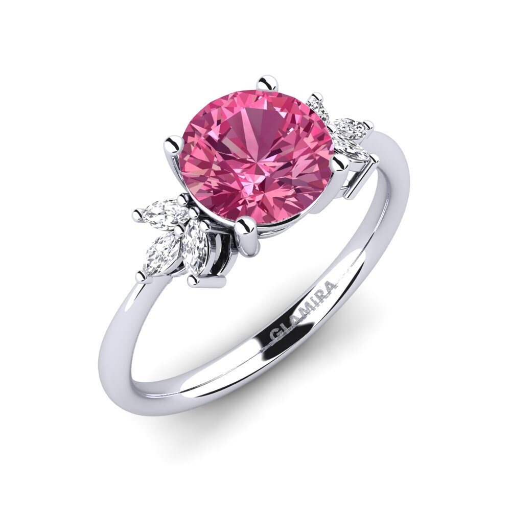 Pink Tourmaline Engagement Ring Tewalle