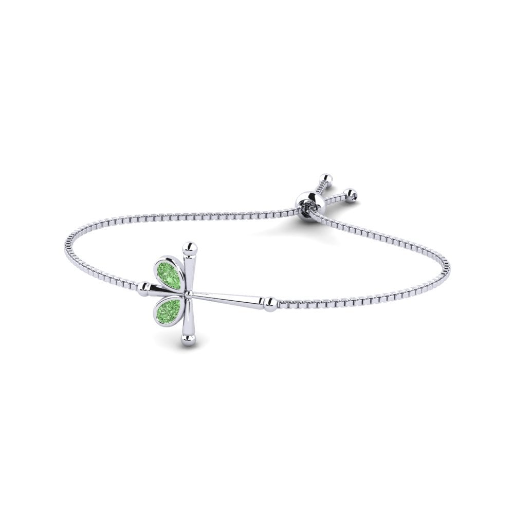 Pera Diamante verde Pulsera Texada