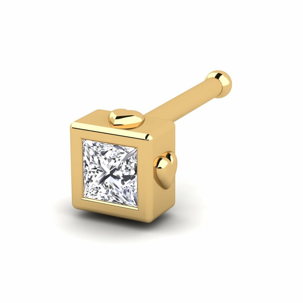 Or Jaune 18k Piercing Nez Thalia