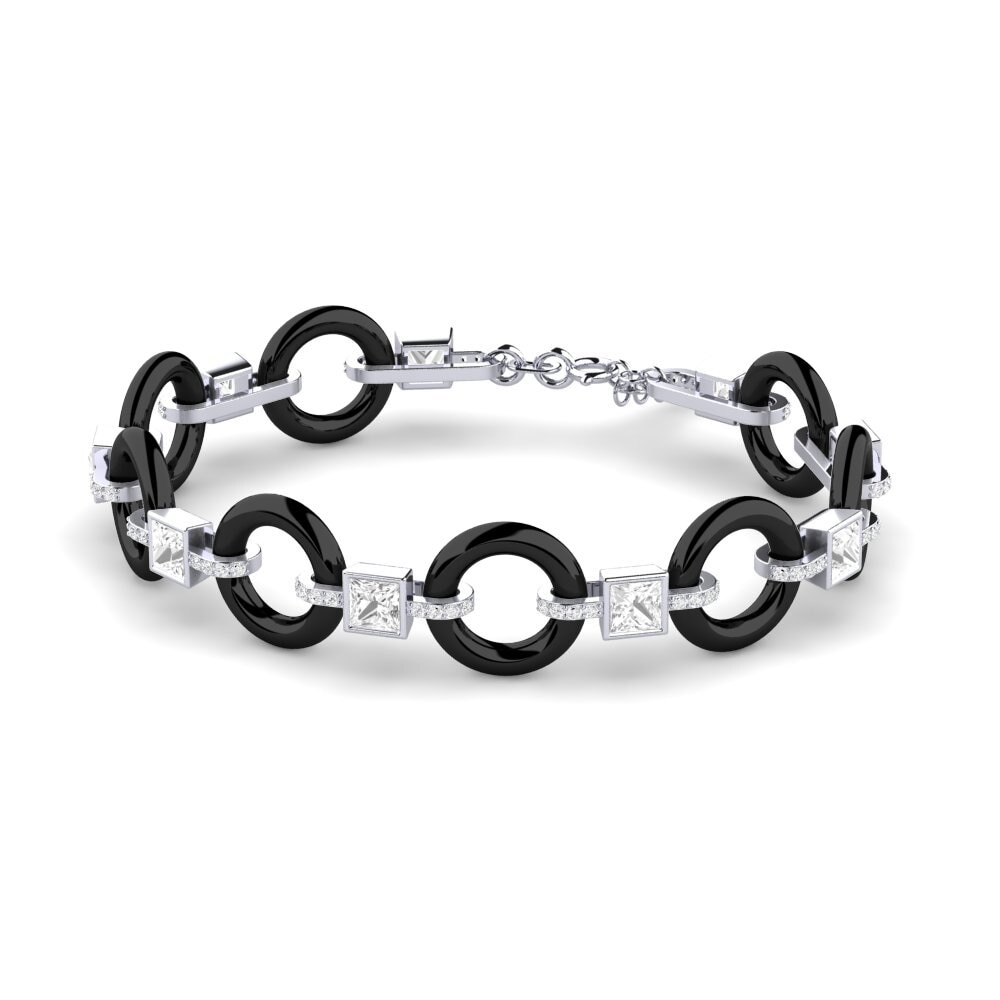 Paladio Zafiro blanco Pulsera de Mujer Theberge