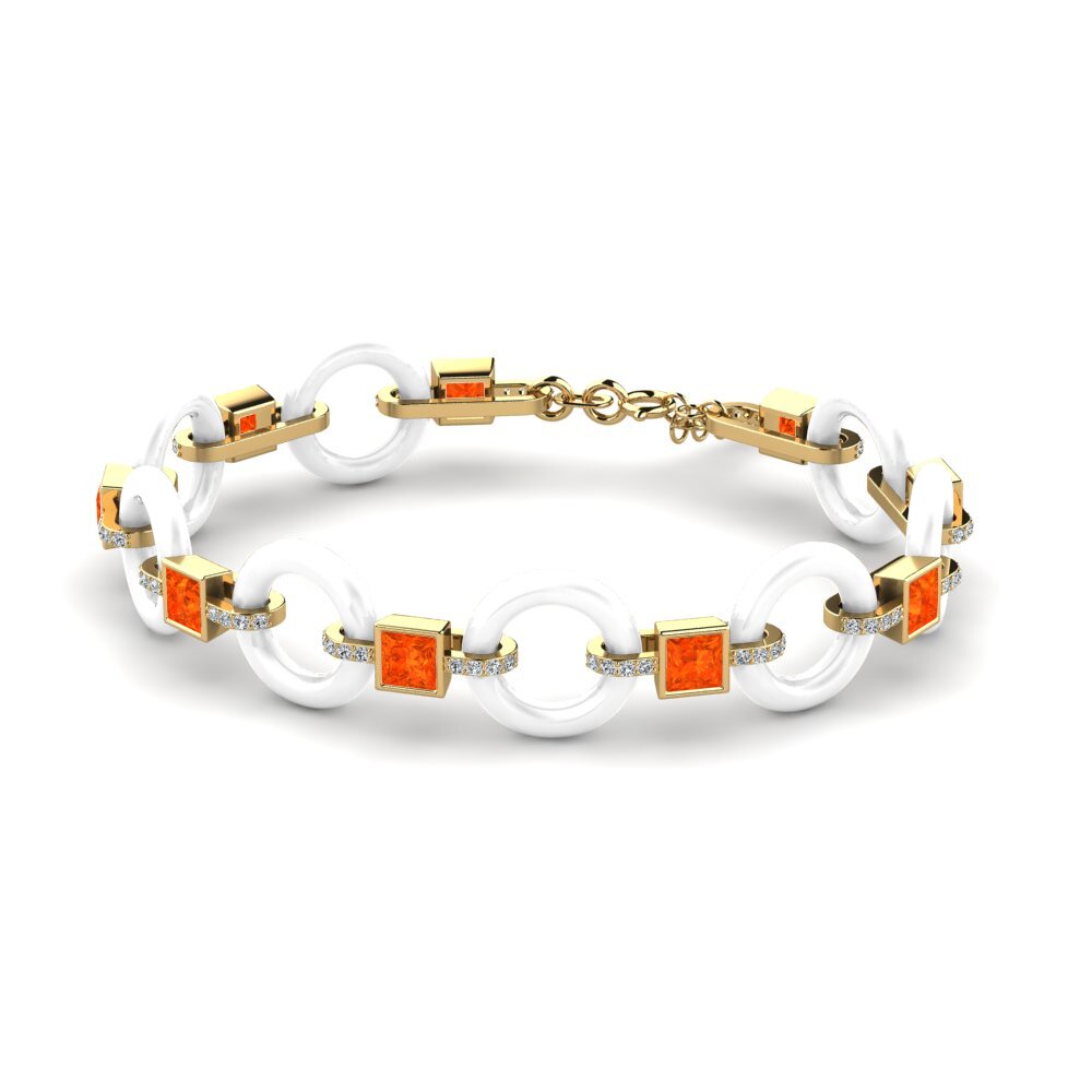 Fire Opal Women's Bracelet Theberge