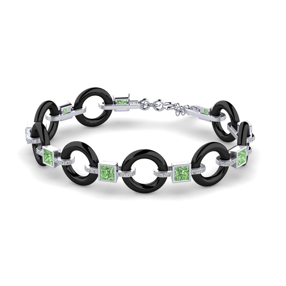Paladio Diamante Verde Pulsera de Mujer Theberge
