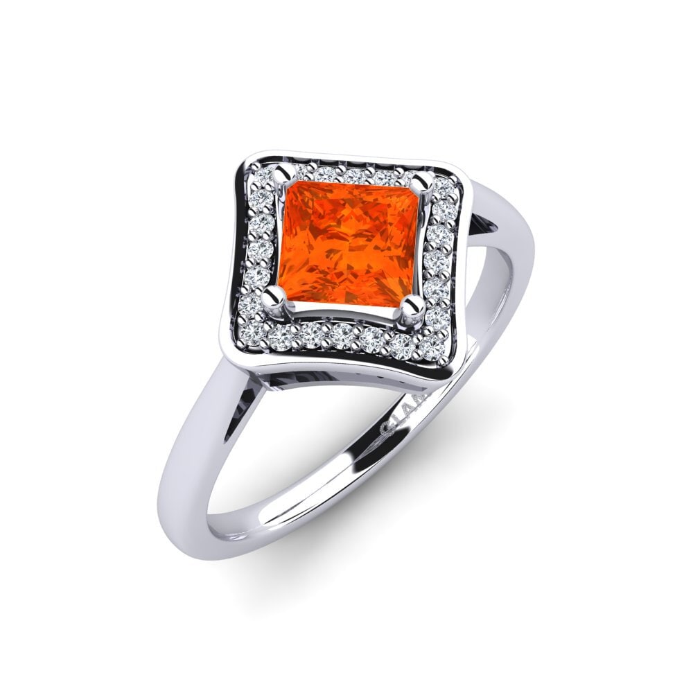 Fire Opal Engagement Ring Thildie