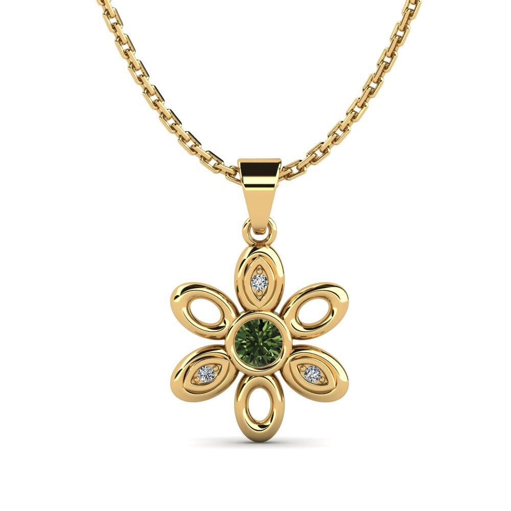 Green Sapphire Women's Pendant Throopers