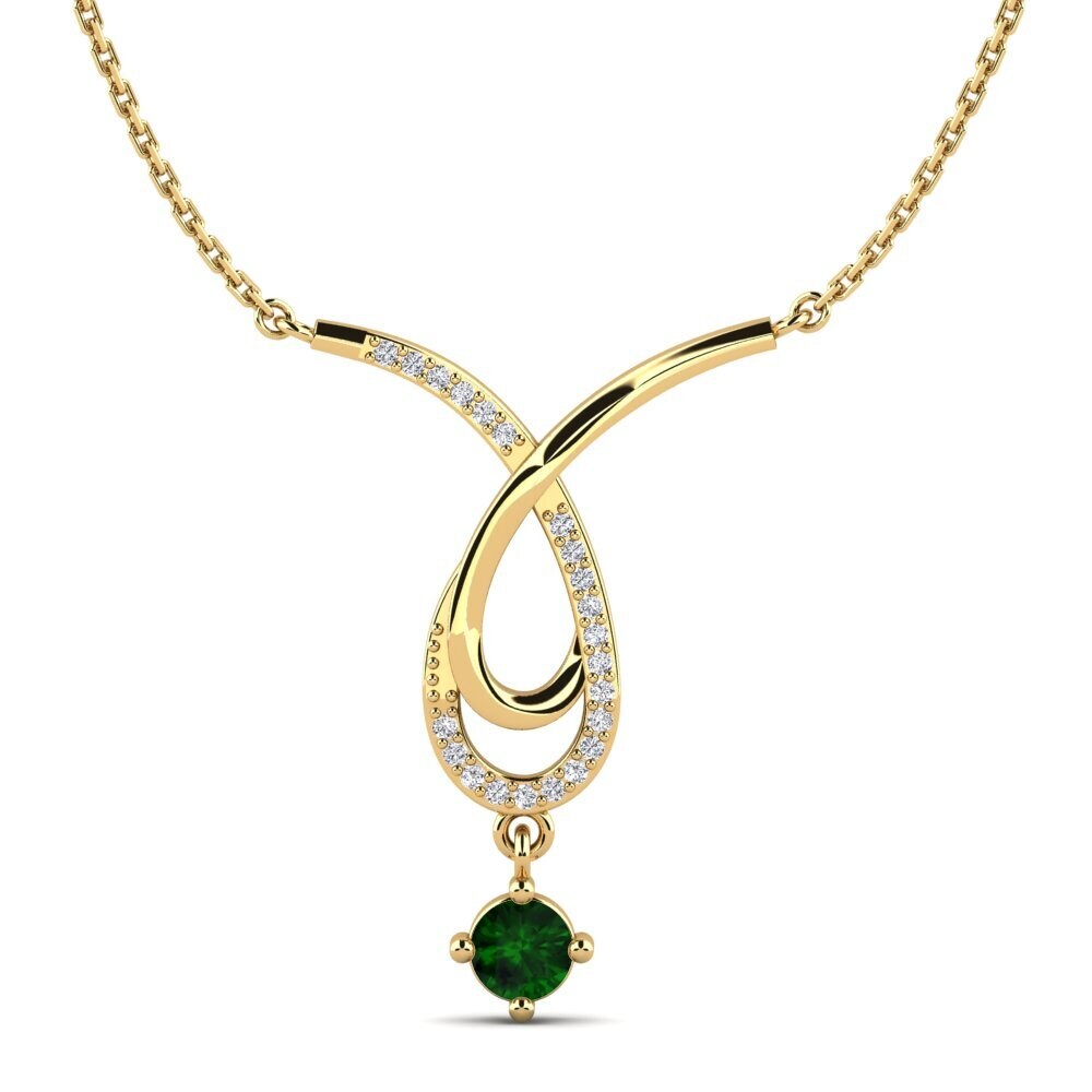 Green Tourmaline Women's Necklace Tia