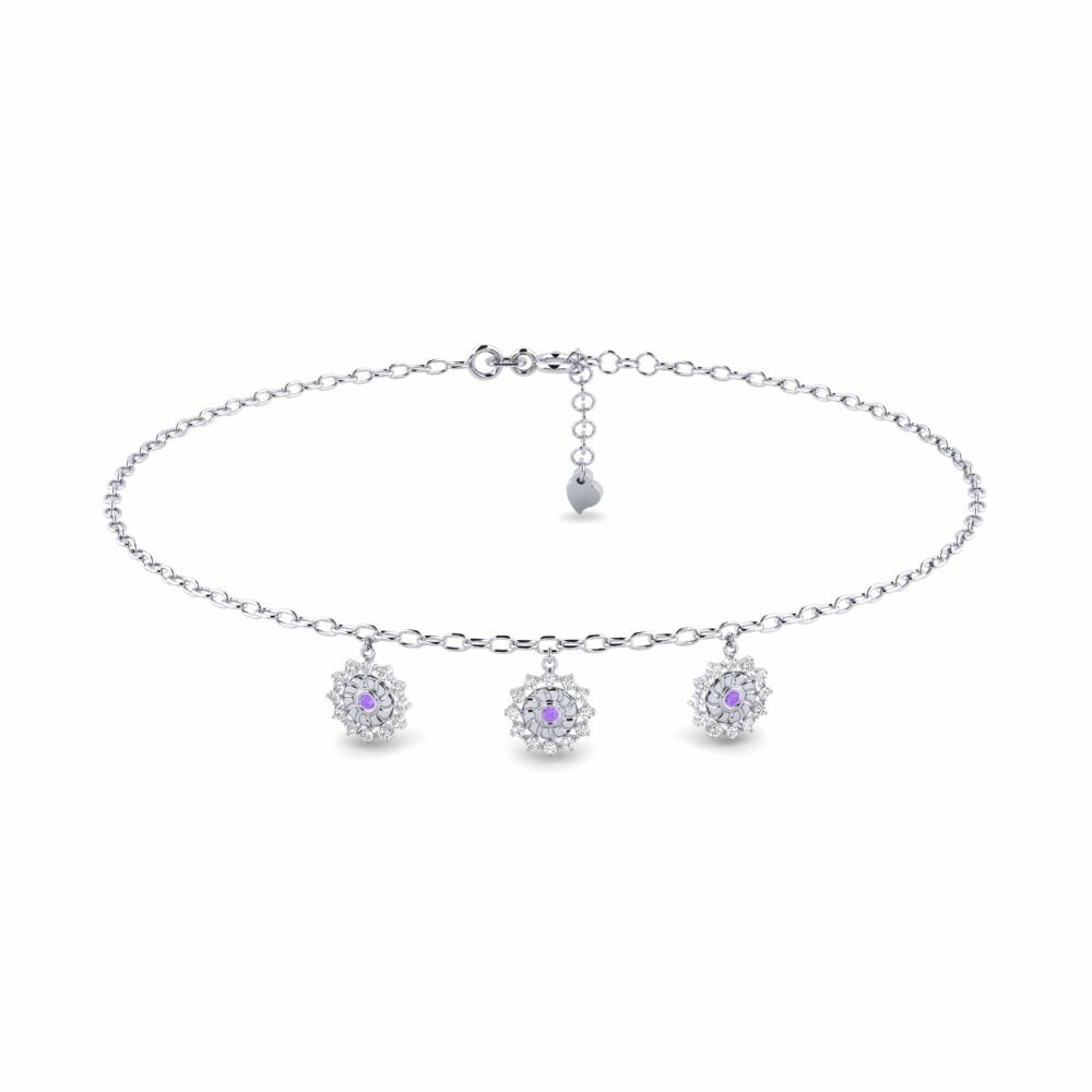 Amethyst Women's Anklet Tiano