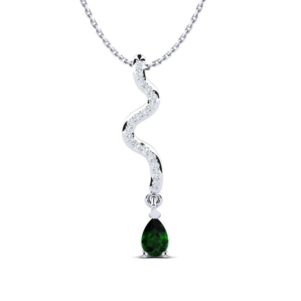 Green Tourmaline Women's Pendant Tibelde