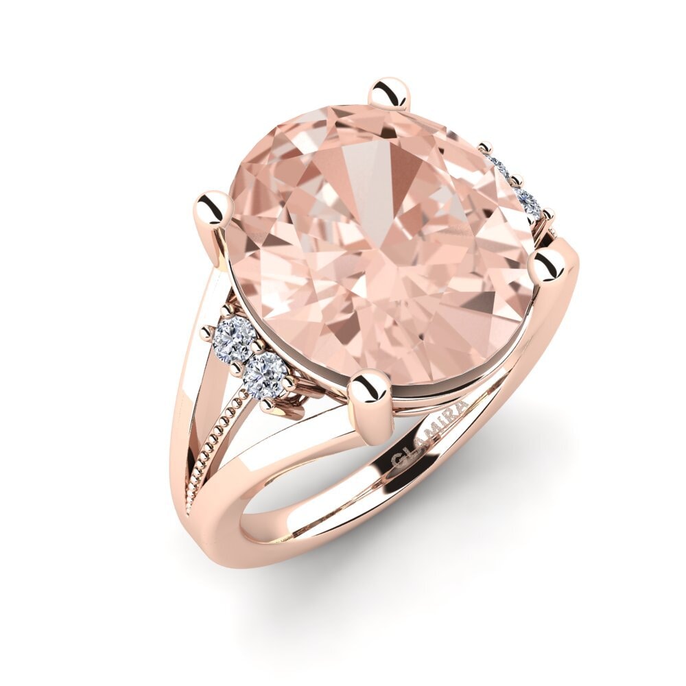 14ct Rose Gold Morganite Ring Tienette