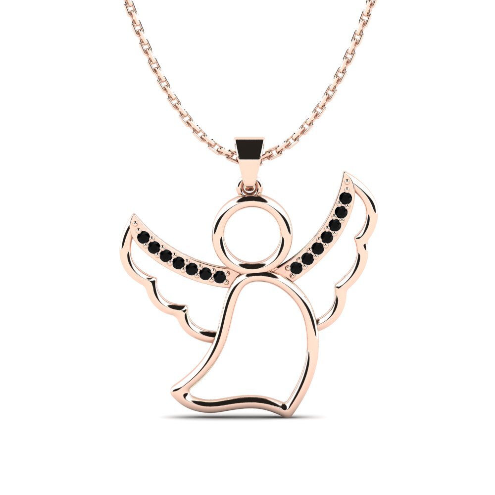Schwarzer Onyx Damen anhänger Tiericka