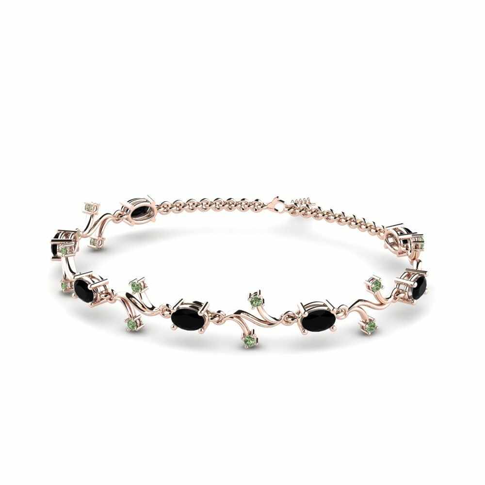 Bracelets Onyx Noir Maillons
