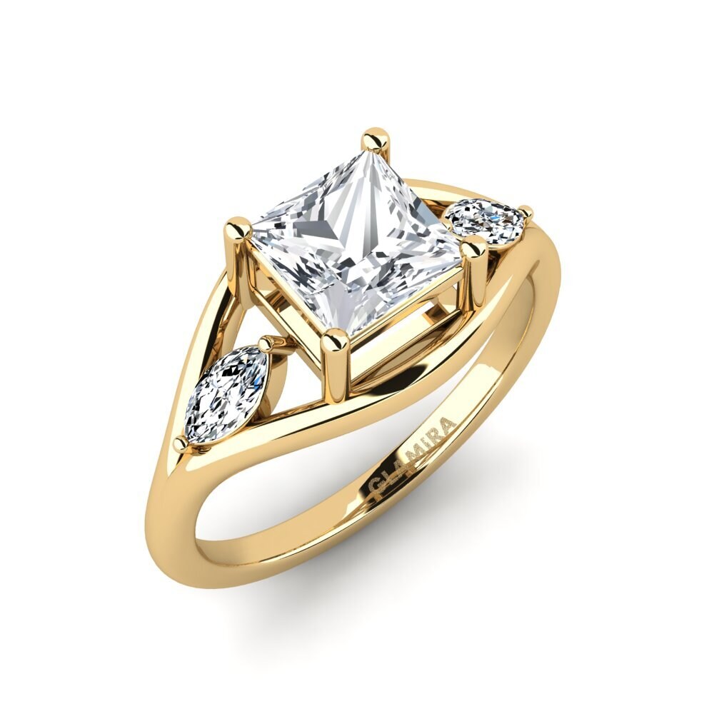Circón Blanco Anillo de compromiso Tiev - Princess