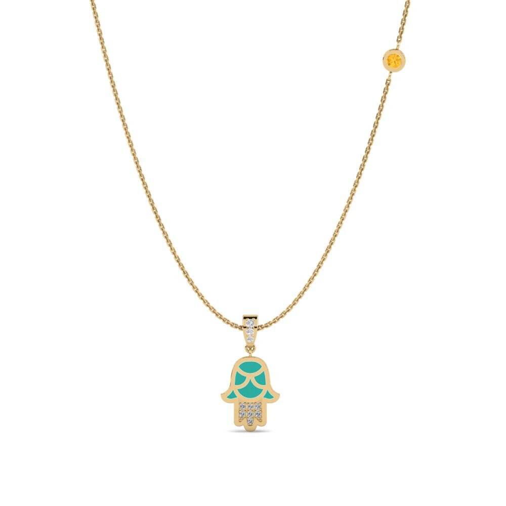 Citrine Women's Necklace Tillit
