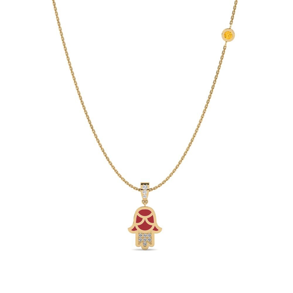 Citrine Women's Necklace Tillit