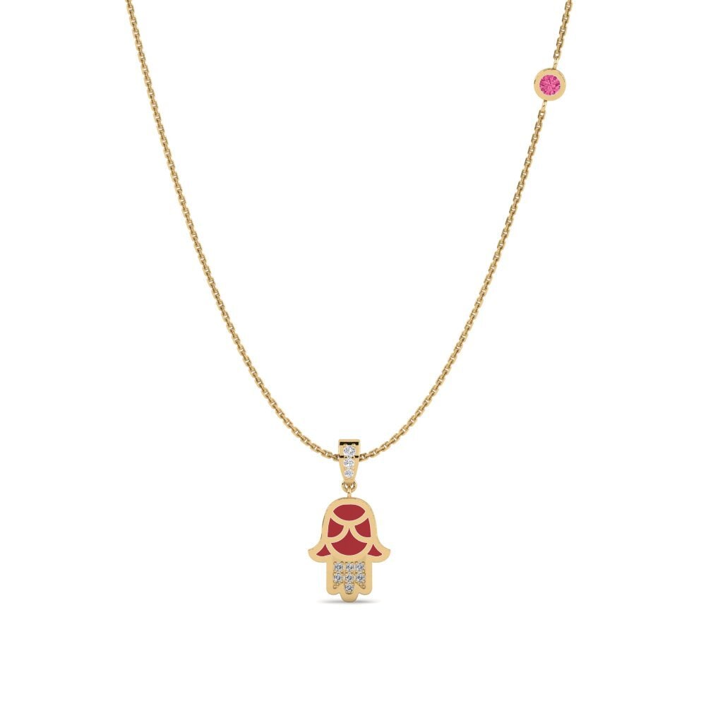 Pink Tourmaline Women's Necklace Tillit