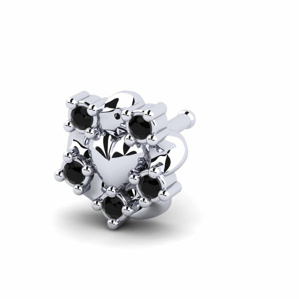 Saphir noir Piercing Nez Tilya