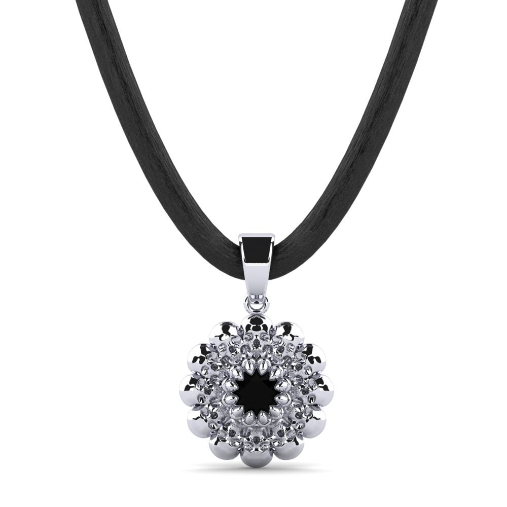 925 Prata de lei Ônix Negro Pingente masculino Timburr