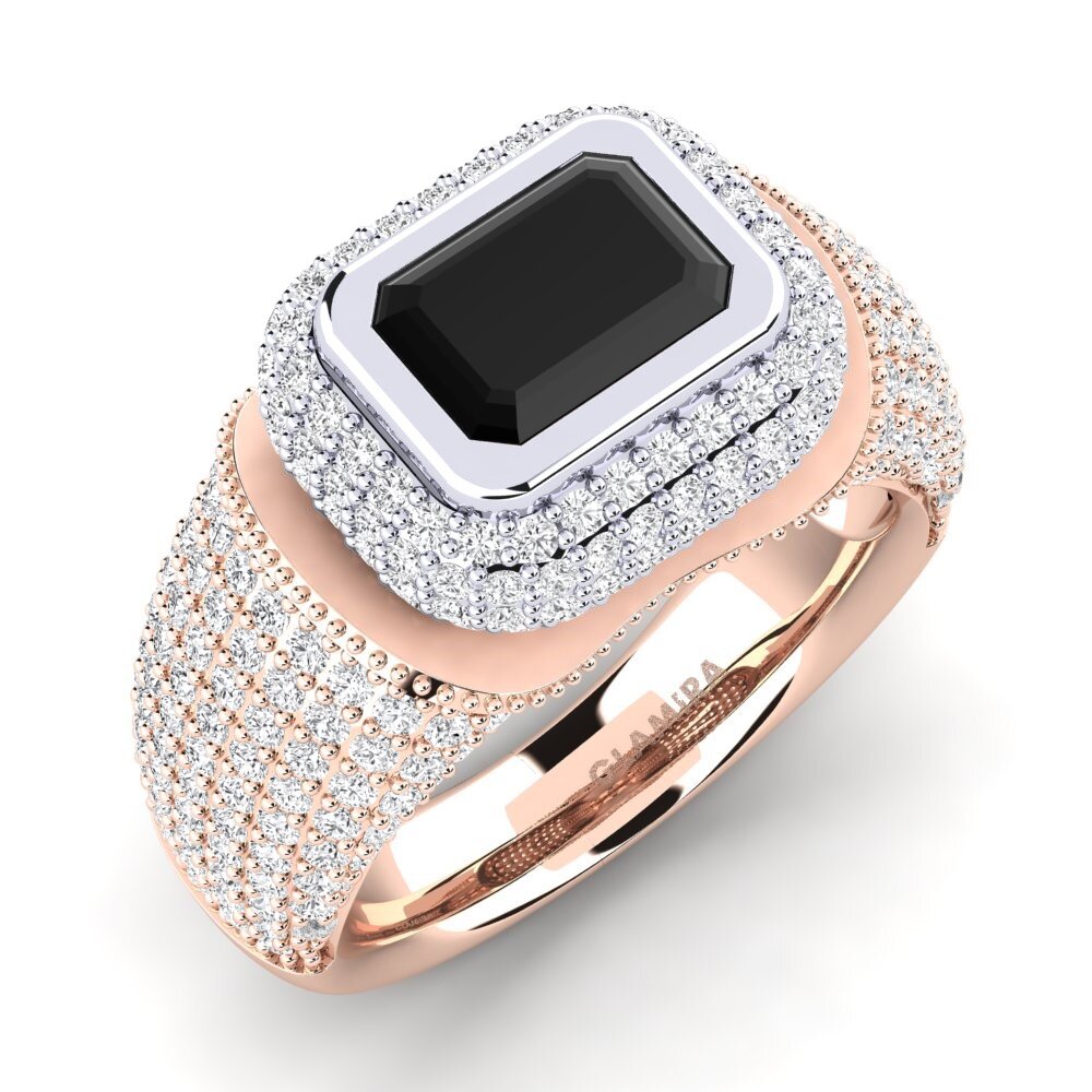 18ct Rose / White Gold Engagement Ring Timerica
