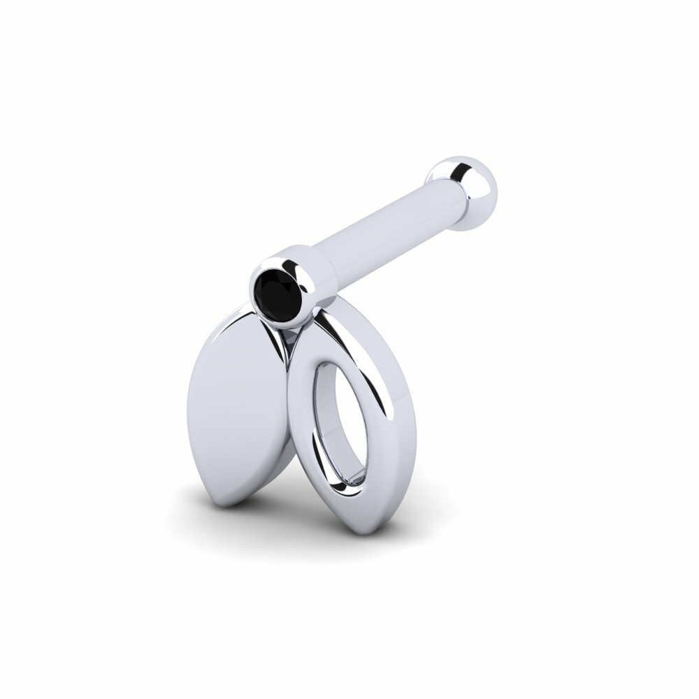 Saphir noir Piercing Nez Timido