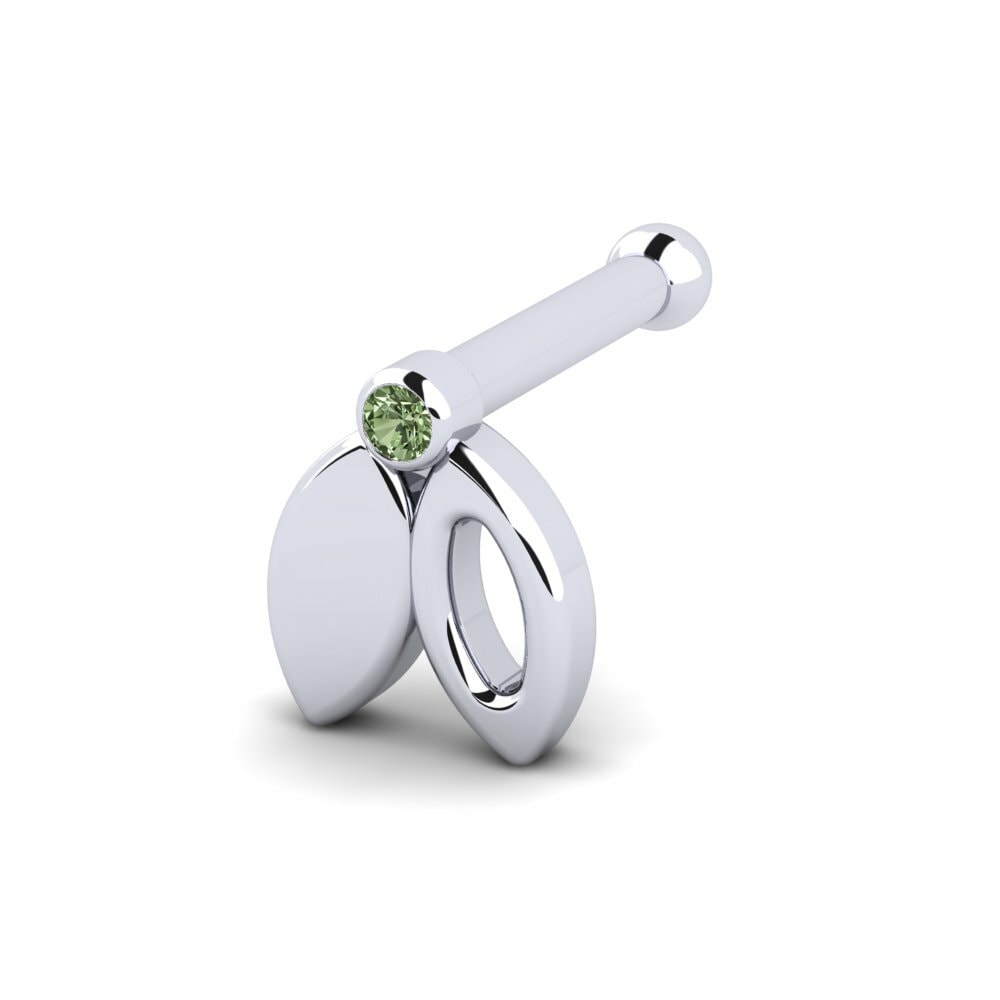 Groene Diamant Neus Pin Timido