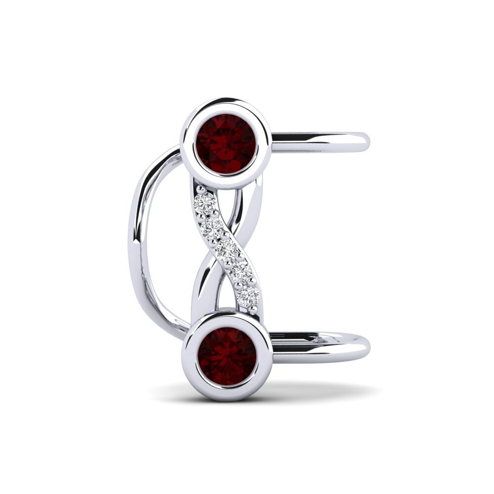 Garnet Women's Earring Timothy