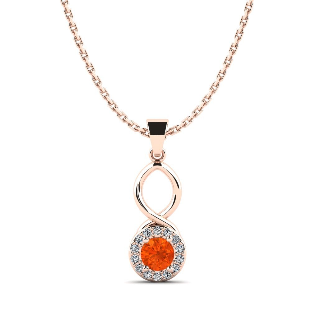 Fire Opal Women's Pendant Tinatin