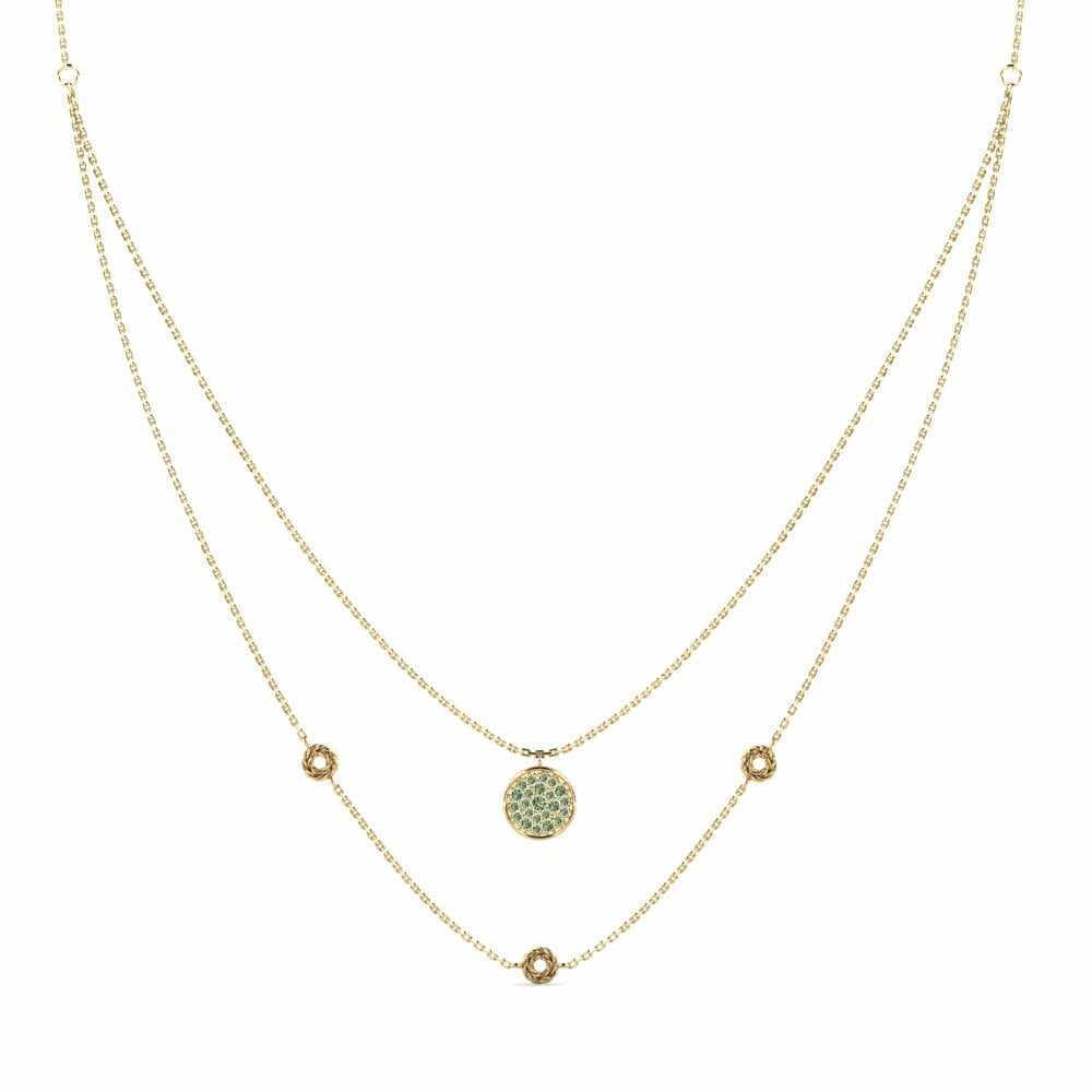 Green Diamond Necklace Tinker