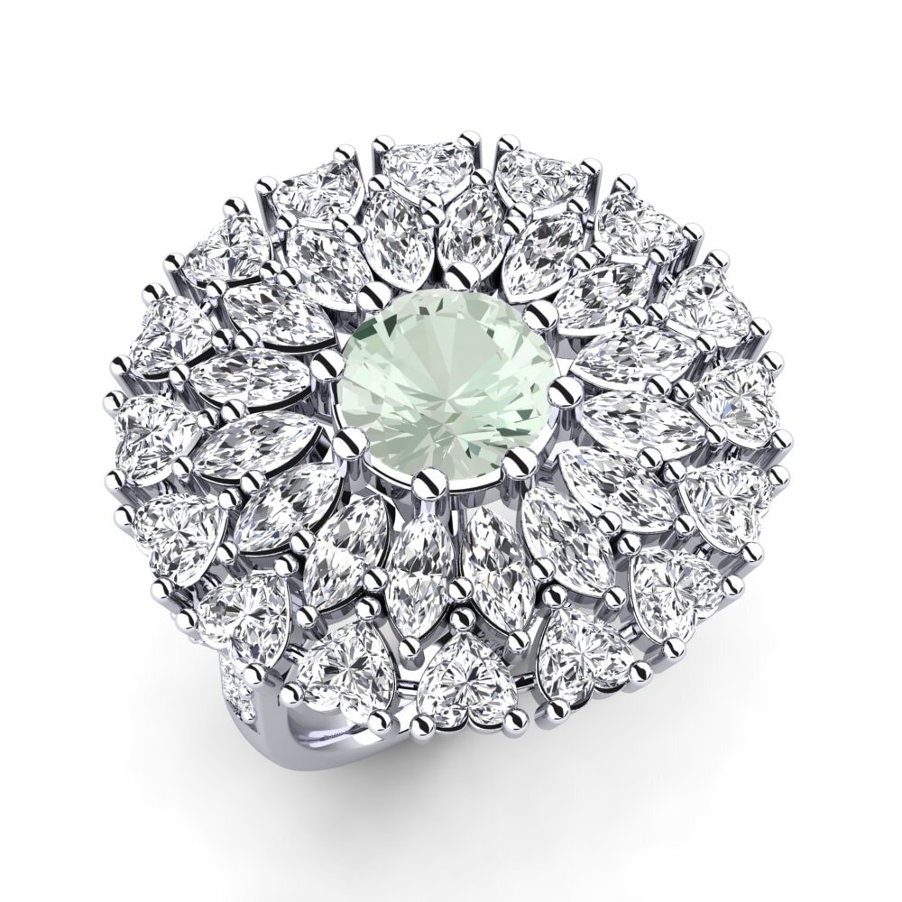Green Amethyst Ring Tionnie