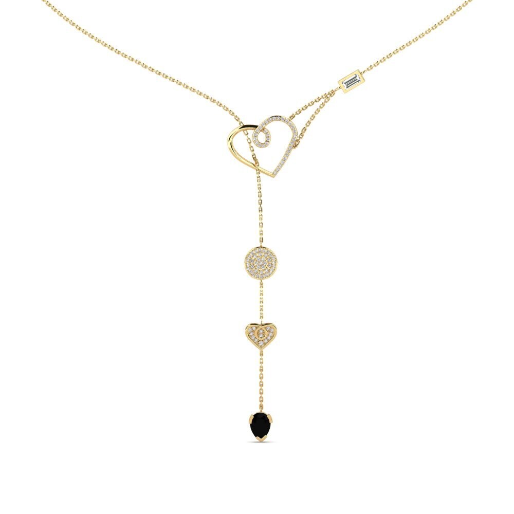 Black Onyx Women's Necklace Tiravam