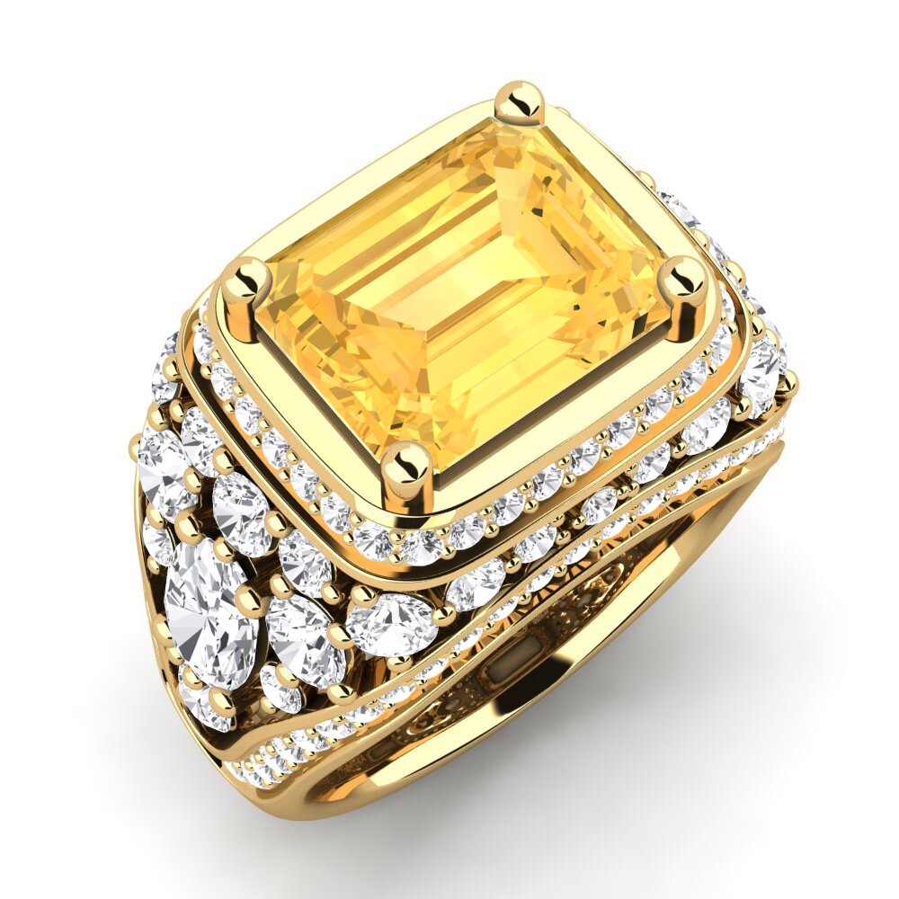 9ct Yellow Gold Engagement Ring Tisondria