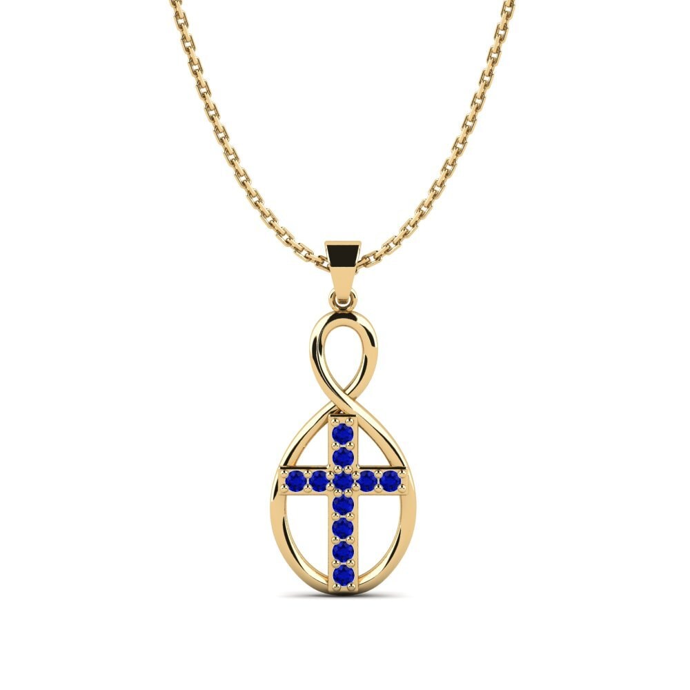 Sapphire Women's Pendant Tive