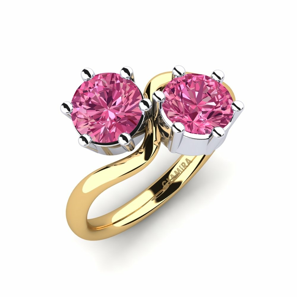 Rosa Turmalin Ring Tivona