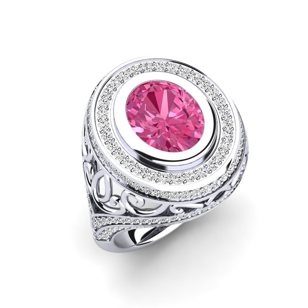 Pink Tourmaline Engagement Ring Tiyelle