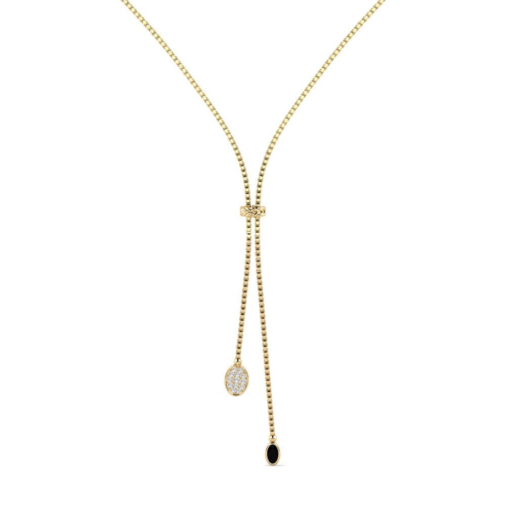Black Sapphire Women's Necklace Tnumper