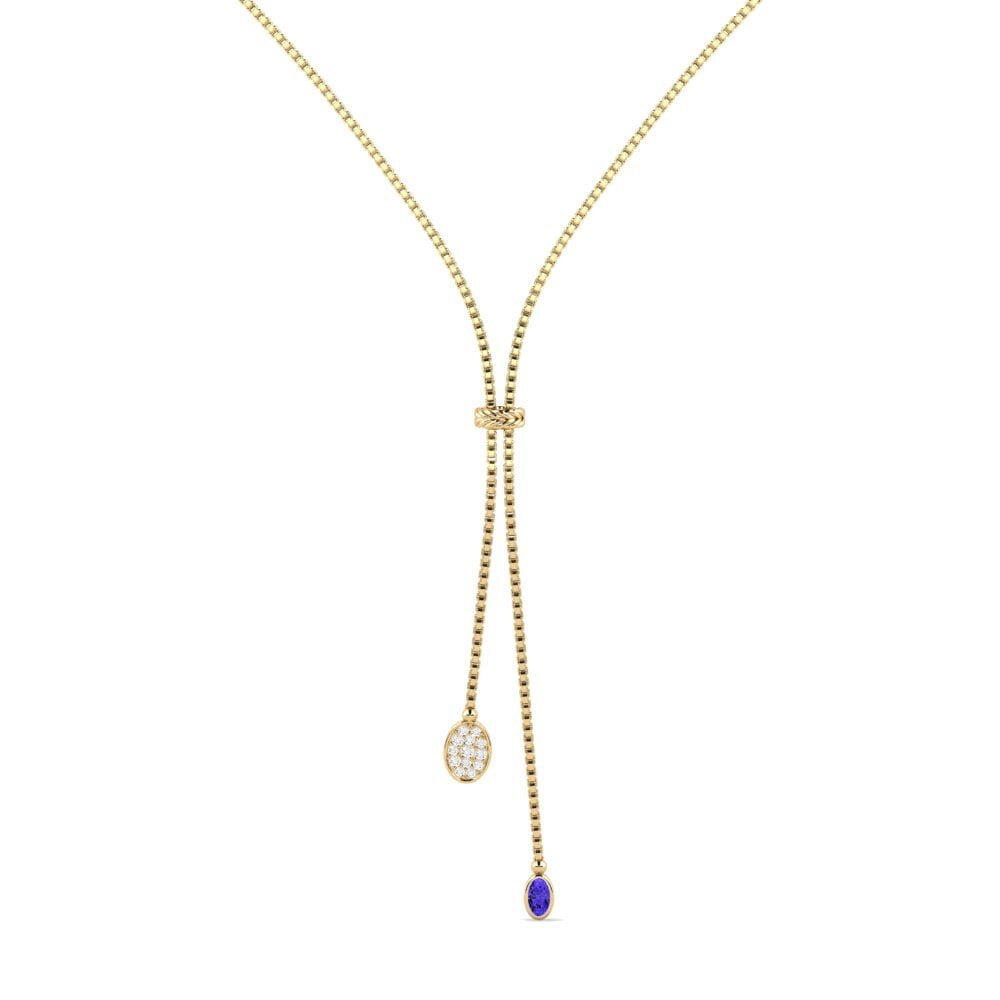 Oval Tanzanite Women's Necklace Tnumper