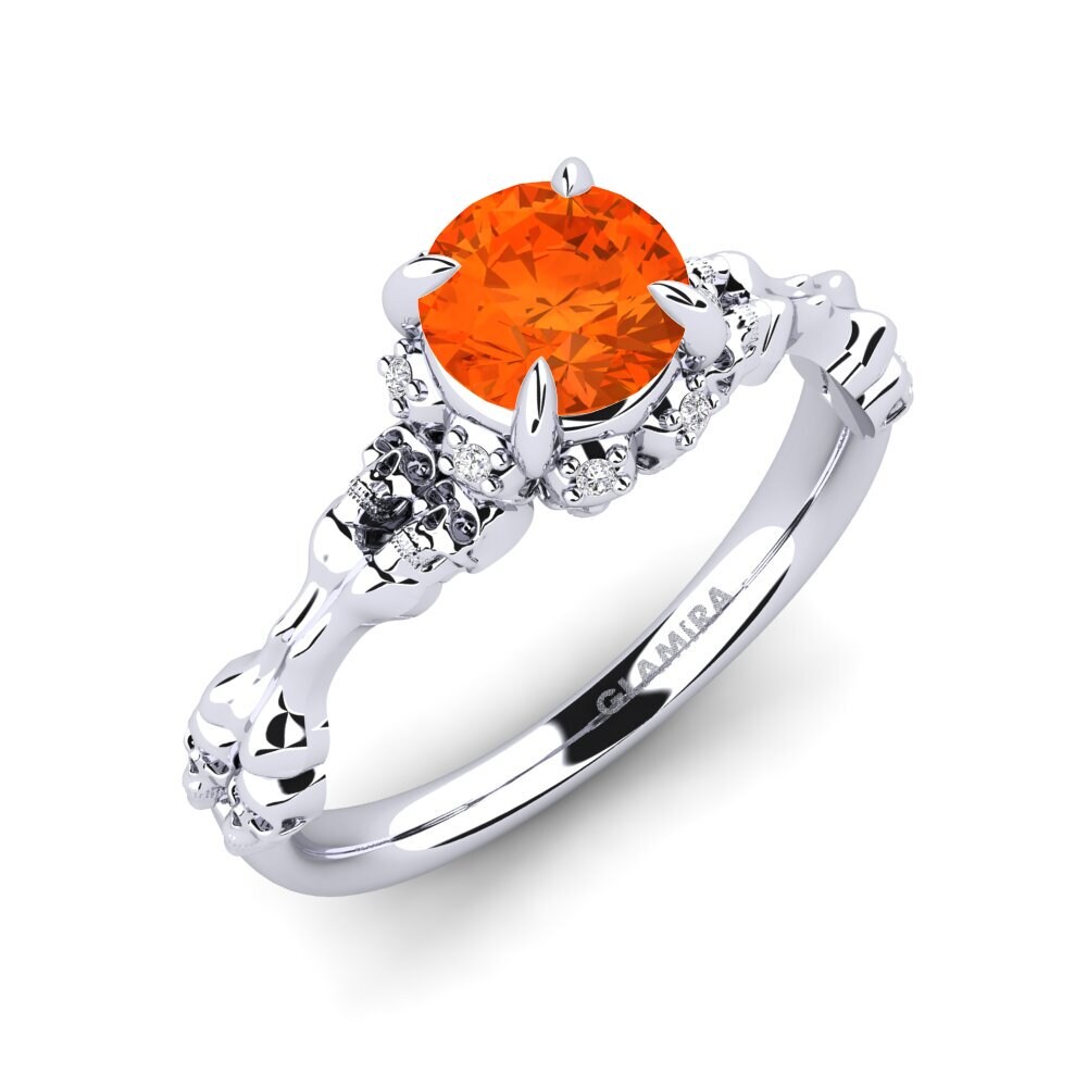 Fire Opal Engagement Ring Tobi