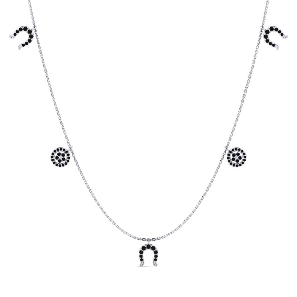 Black Sapphire Women's Necklace Tobie