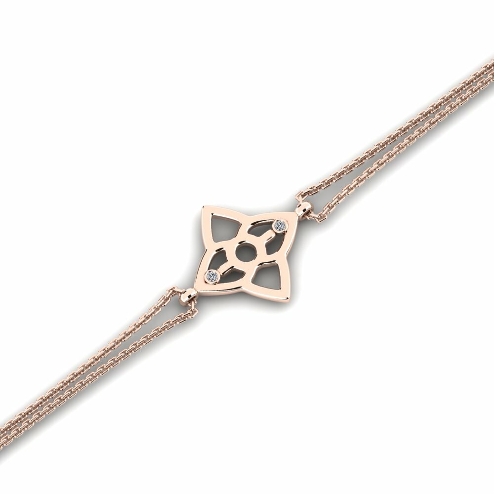 9ct Rose Gold Women's Bracelet Tocip