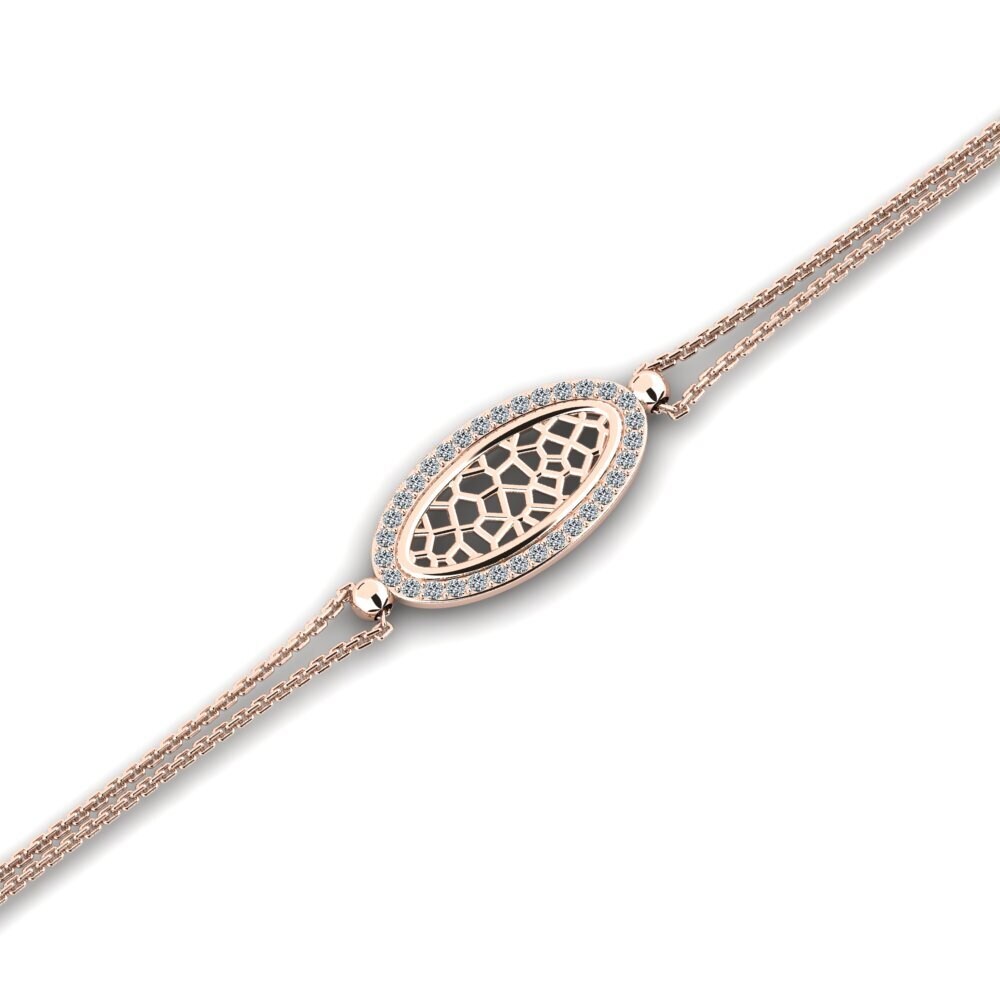 9ct Rose Gold Women's Bracelet Toden