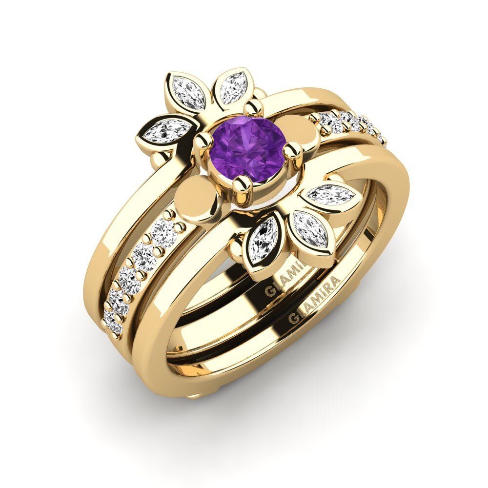 Amethyst Ring Todergea - SET