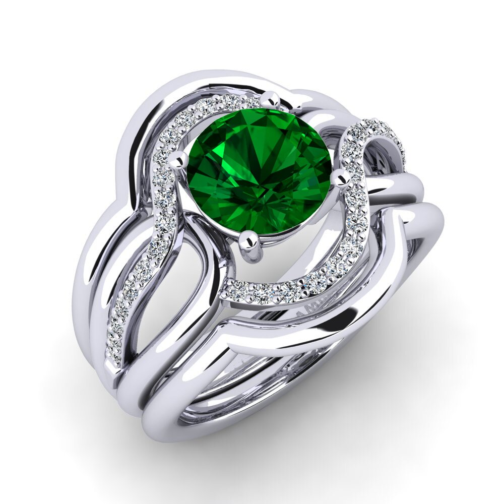 RI 46607 RUB GG | Bague or jaune 750/18 ct avec rubis carrée et RI 46607 RUB GG | Bague or jaune 750/18 ct avec rubis carrée et