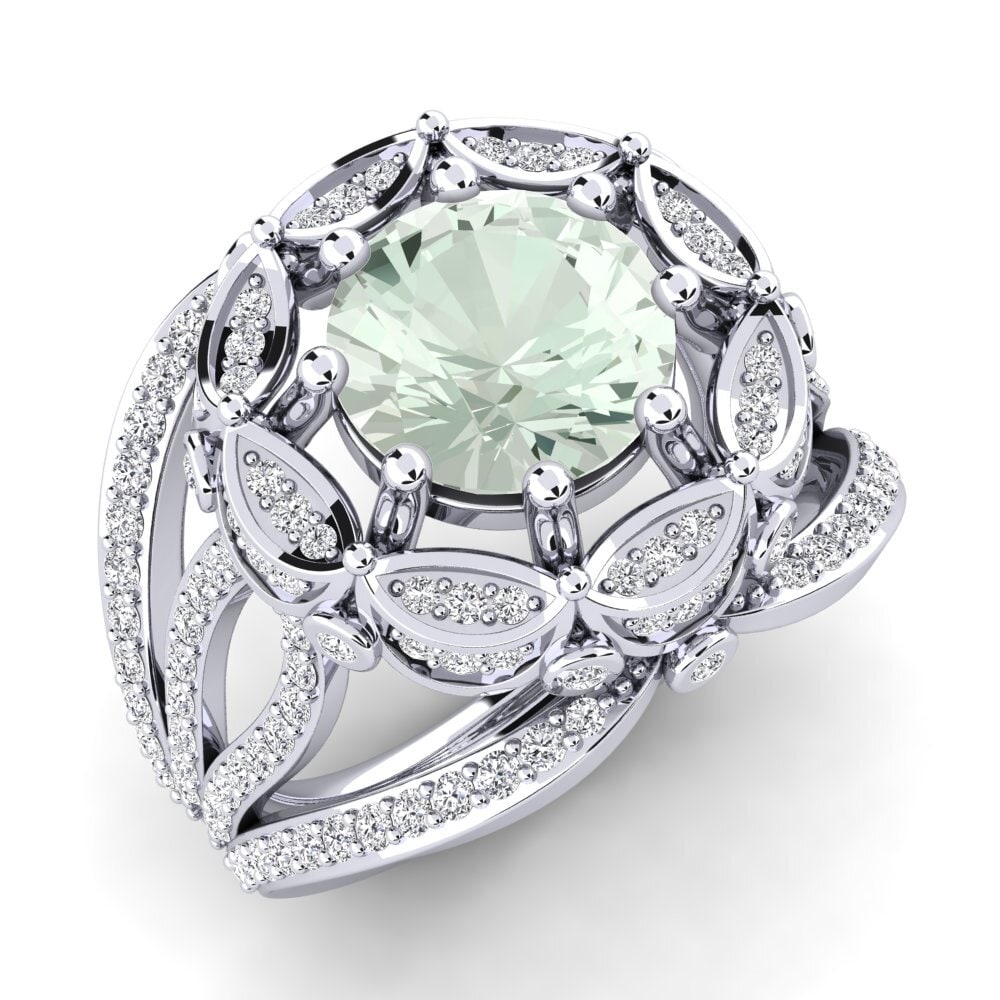 Green Amethyst Ring Togelina