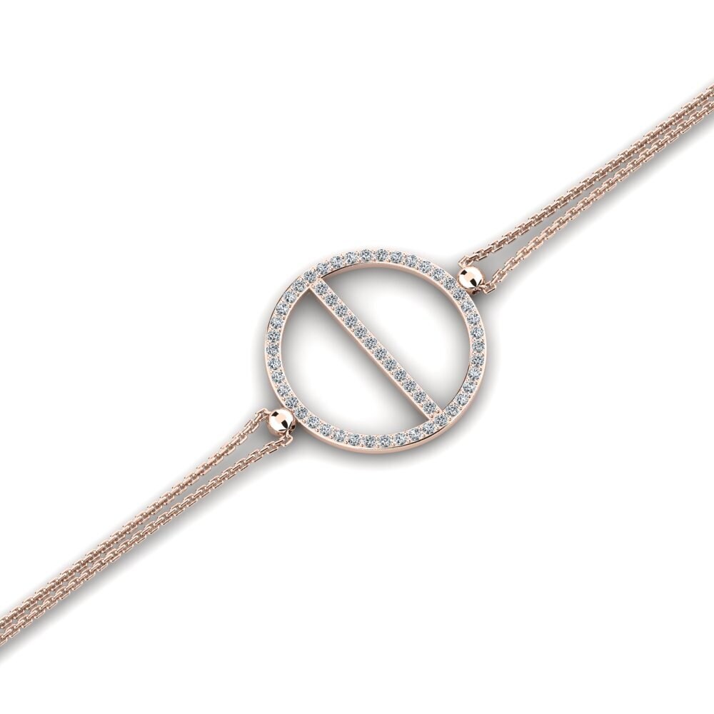 9ct Rose Gold Women's Bracelet Togo
