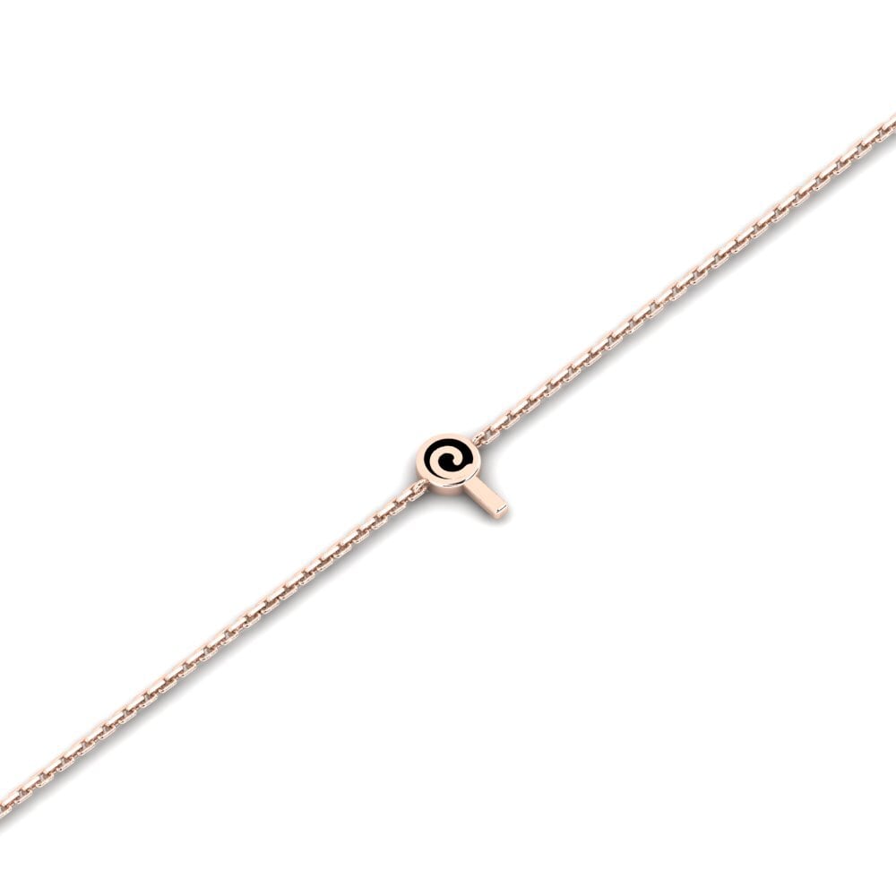 Pulseras 9k Oro Rosa Símbolos