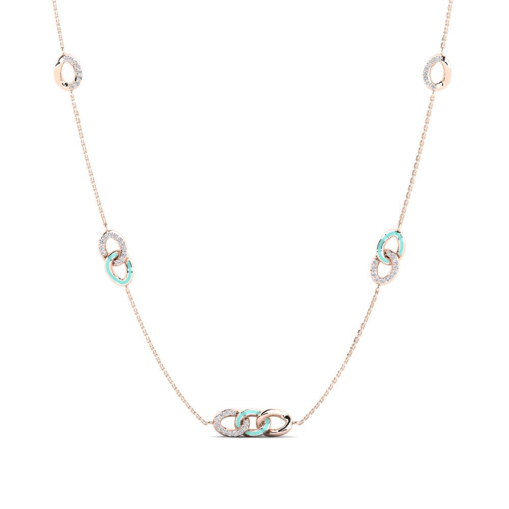 14ct Rose Gold Women's Necklace Tokoruasa